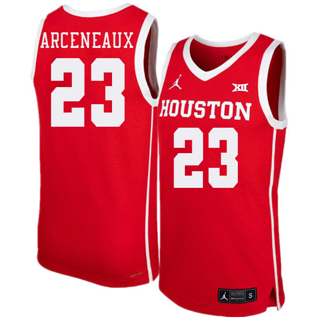 Terrance Arceneaux College Jersey,Houston Cougars #23 Terrance Arceneaux Basketball Jersey Youth-Red